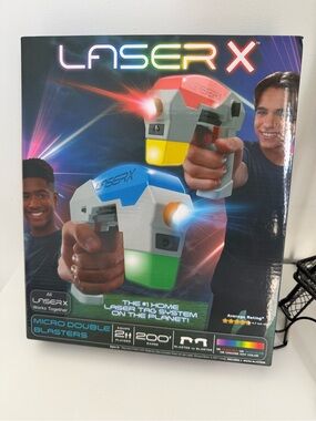 Laser X Micro Double Blasters - Blue & Red